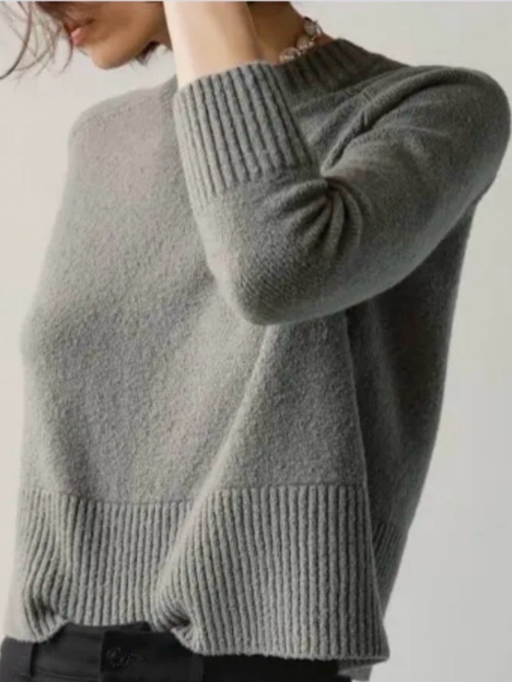 AYR Lofty softie sweeter in Seattle gray size small